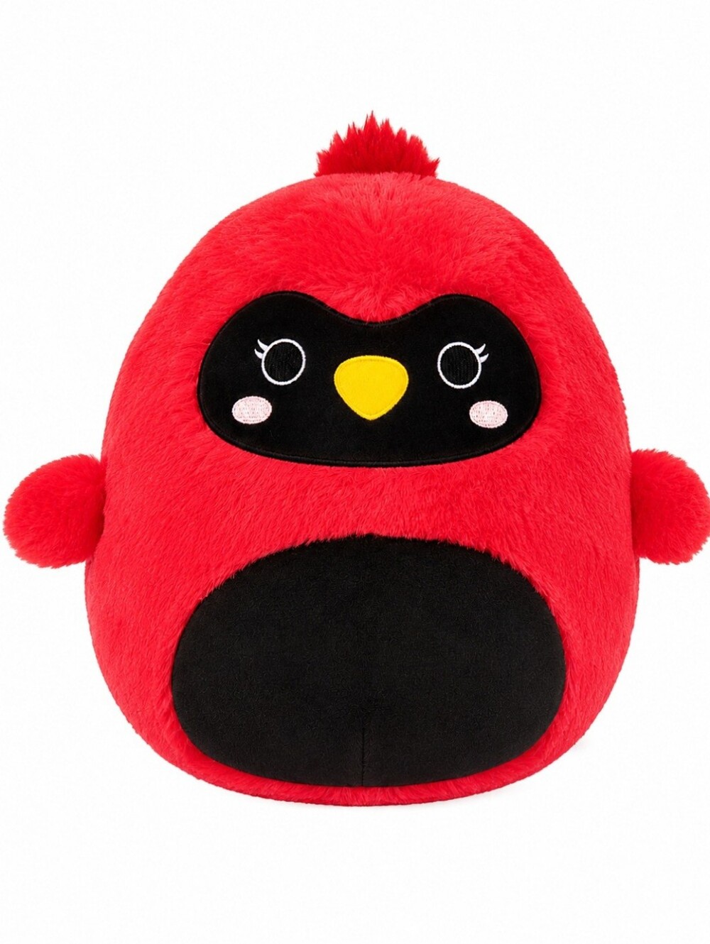 Squishmallows Fuzz-A-Mallows Cazlan Red Cardinal 12" Plush Kellytoy Jazwares